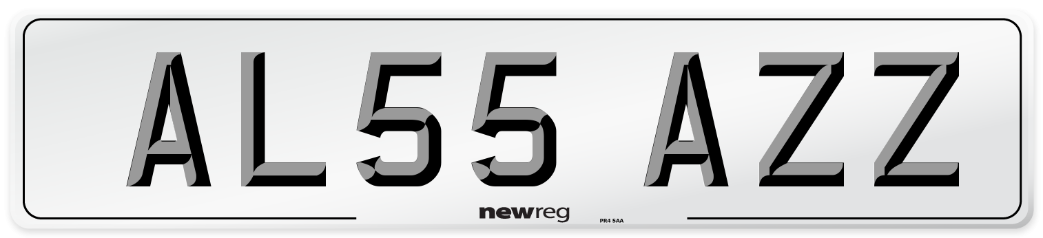AL55 AZZ Number Plate from New Reg